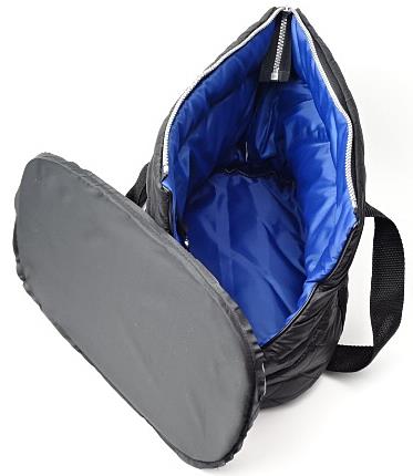 Černo-modrá taška pro sphynx